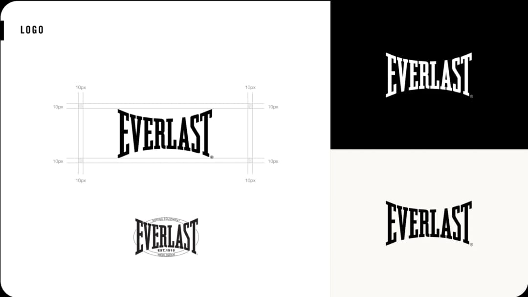 Shopify brand identity sample: typography and logo system