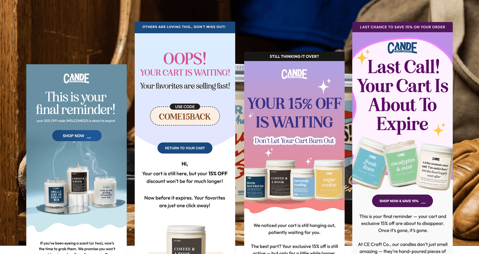 C&E Craft Co Shopify case study, image 2