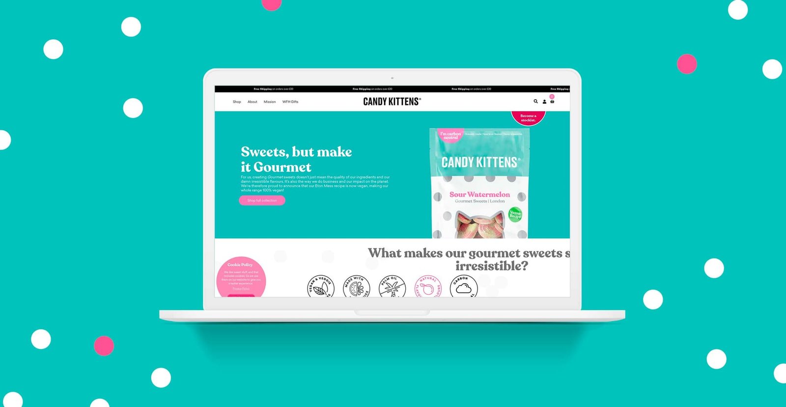 Candy Kittens Shopify case study, image 2
