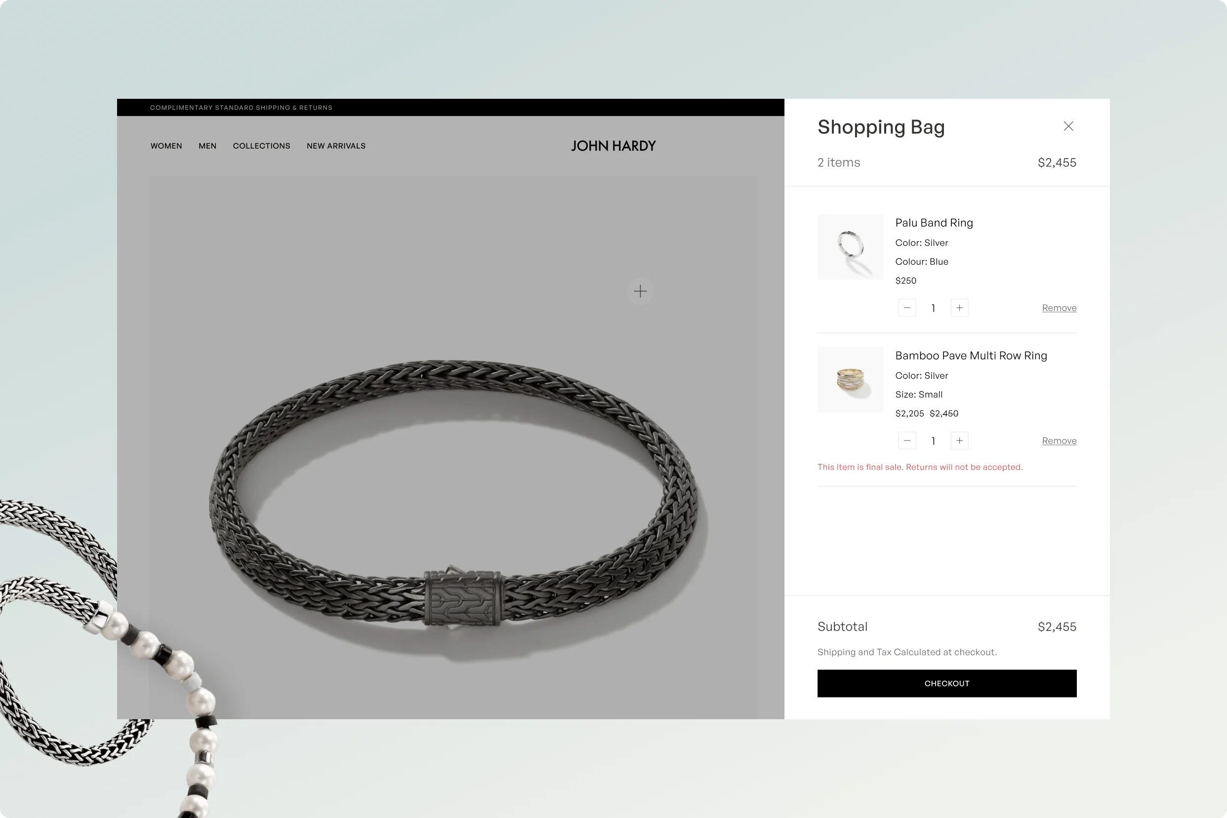 John Hardy Shopify case study, image 3