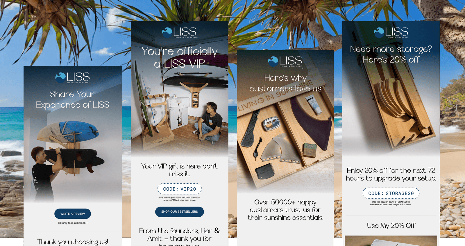 Living in Sunshine Shopify case study, image 3