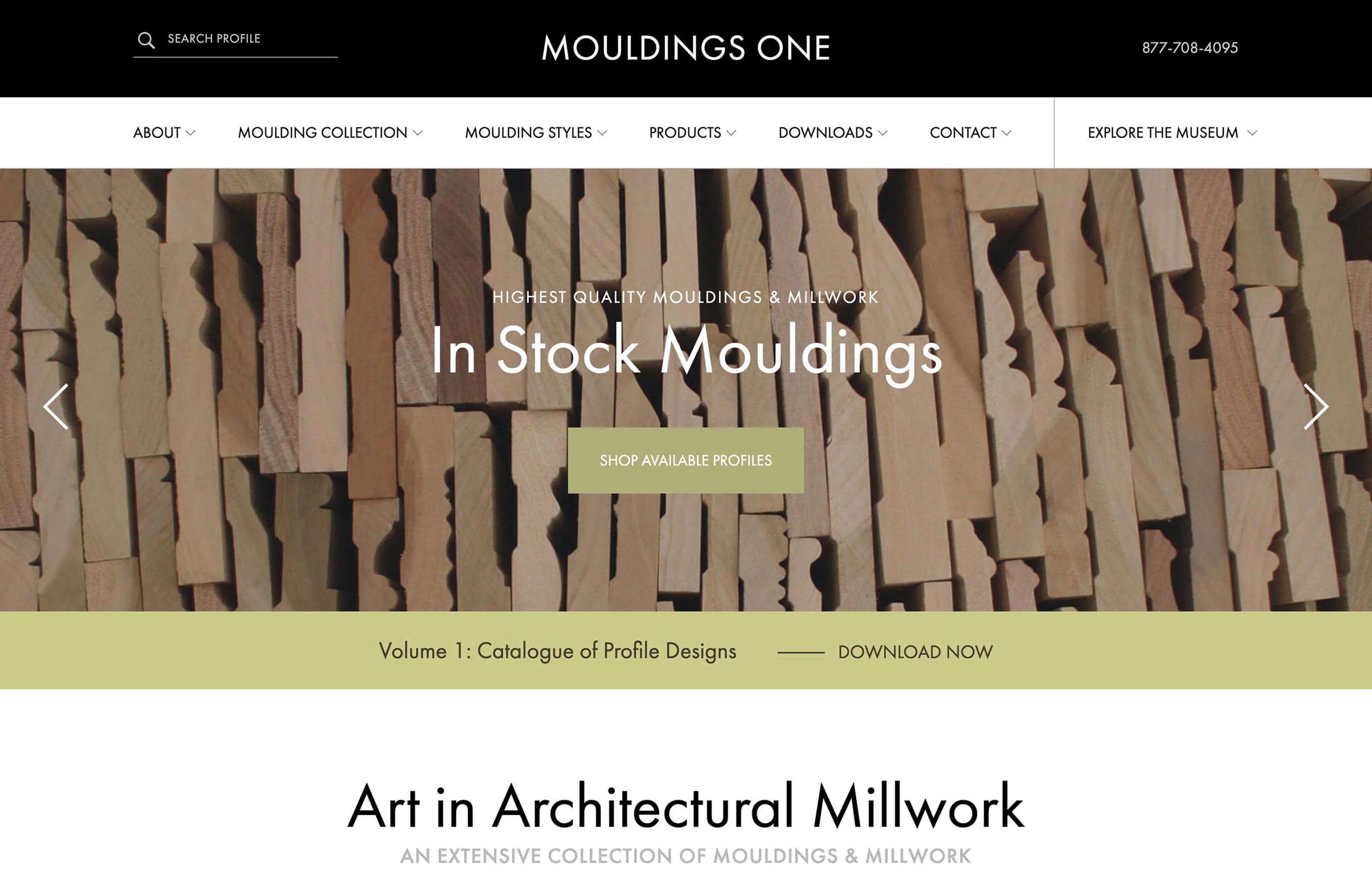 Mouldings One redesigned store