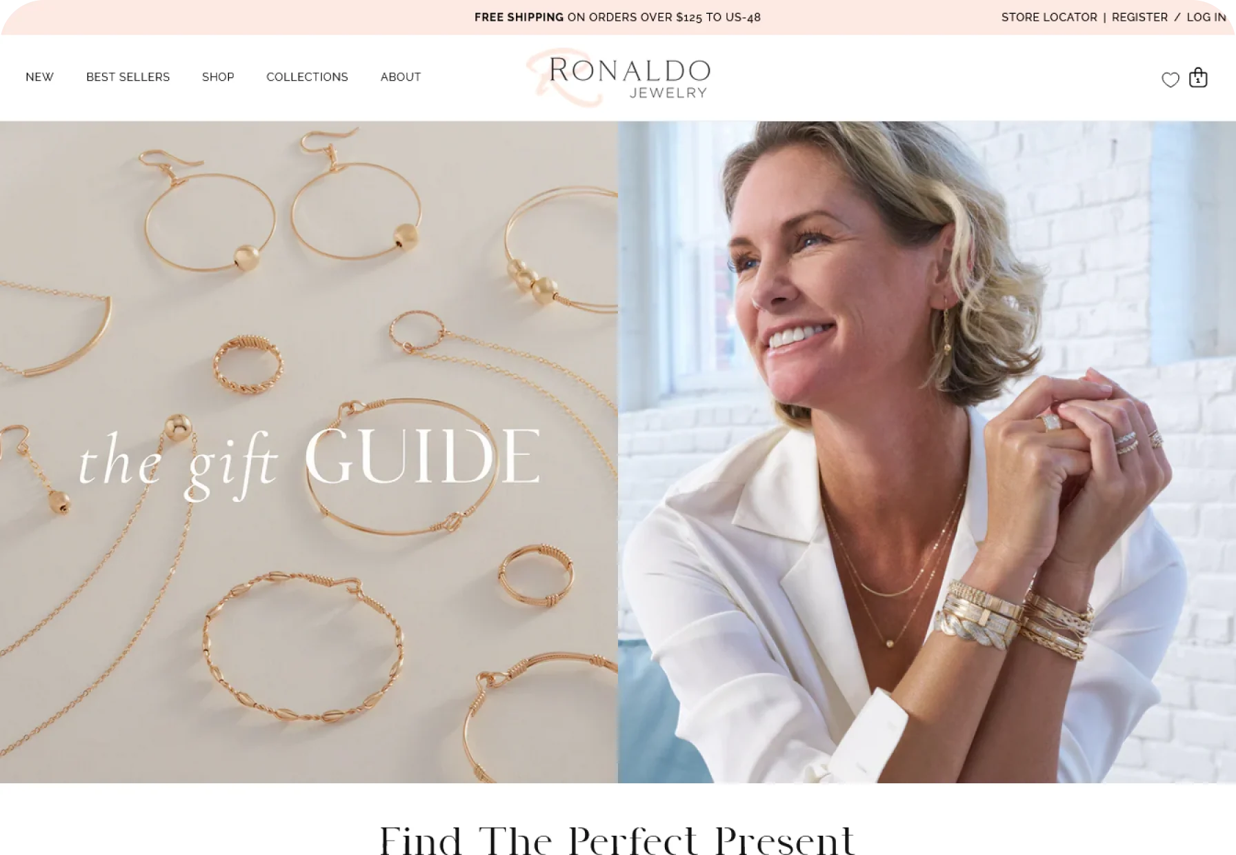 Ronaldo Jewelry Shopify case study, image 4