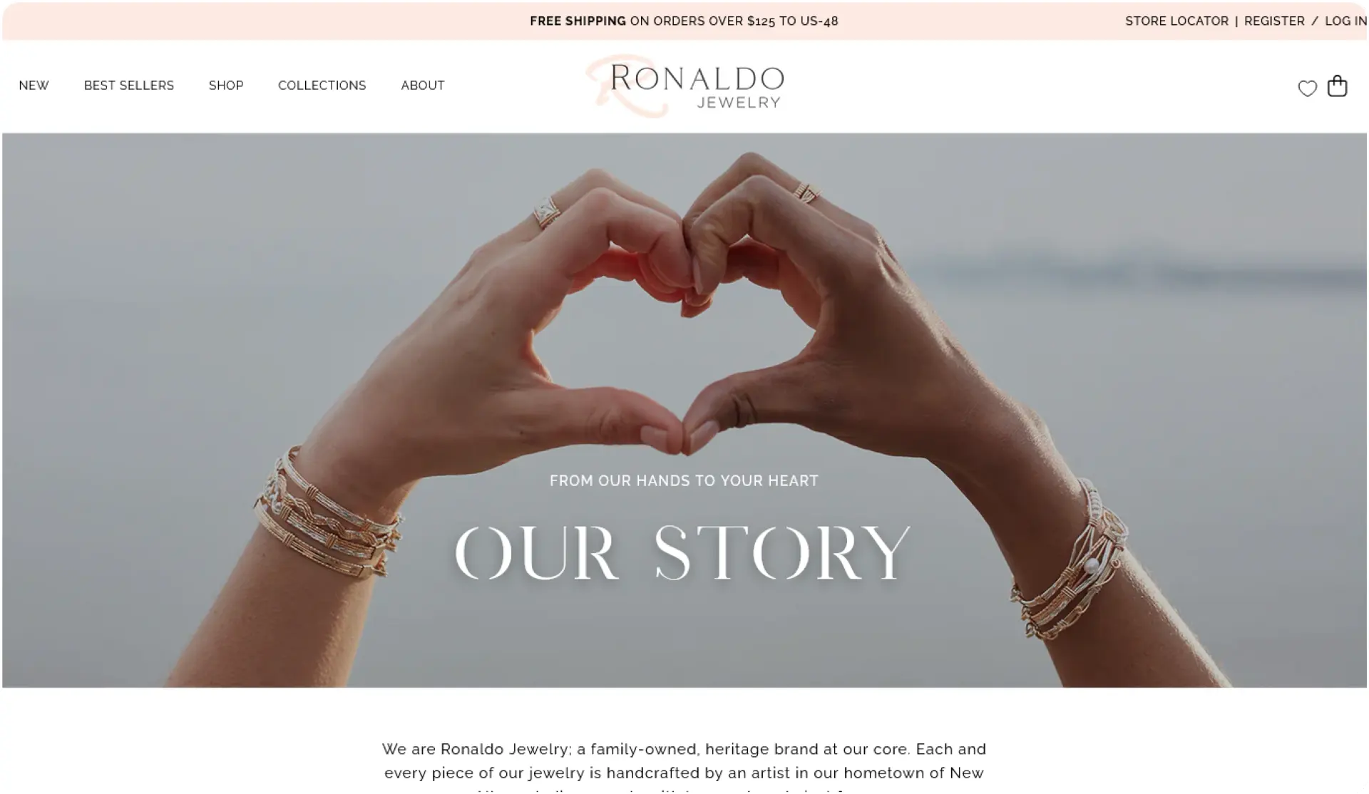 Ronaldo Jewelry Shopify case study, image 3