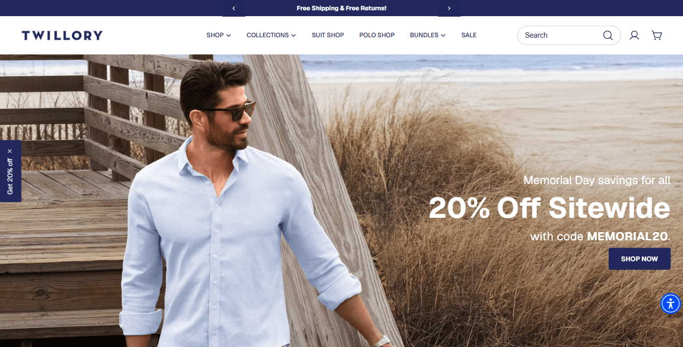 Twillory Shopify store