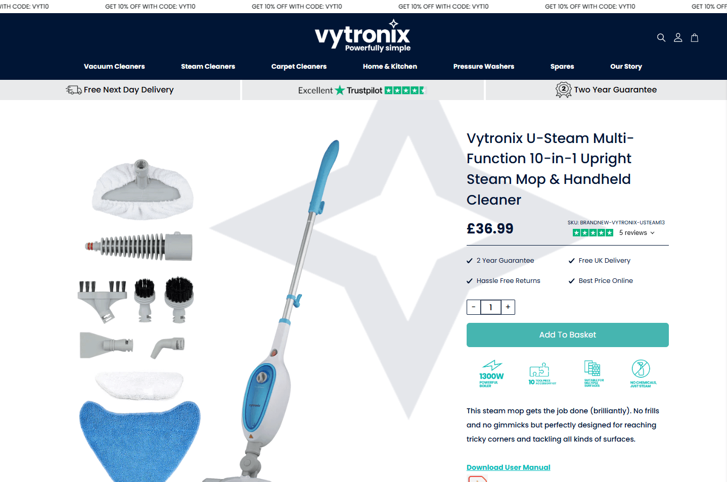 Vytronix Shopify case study, image 4
