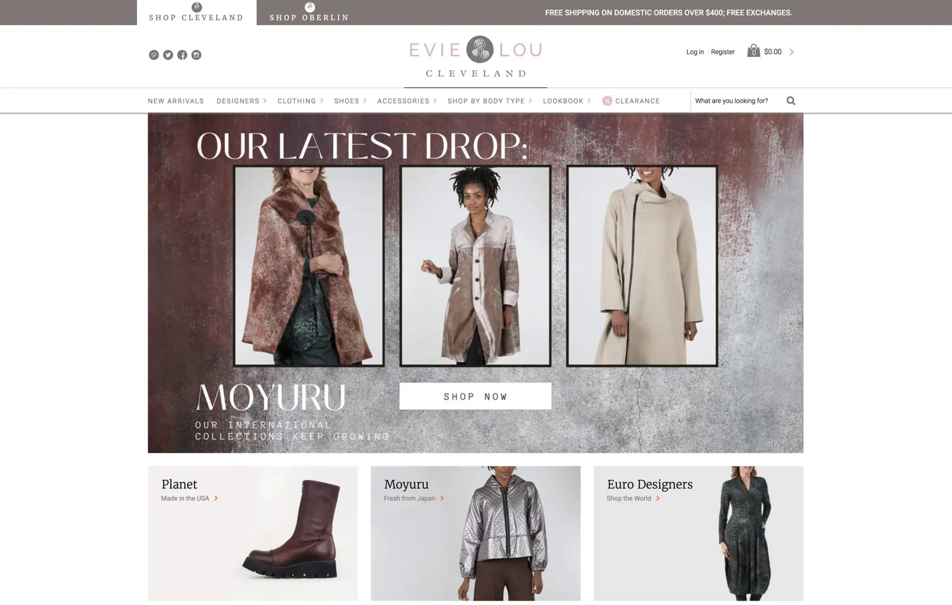 Evie Lou redesigned store