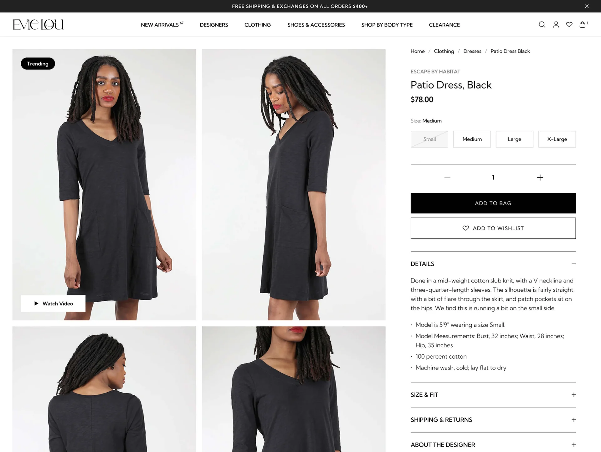 Evie Lou Shopify case study, image 4