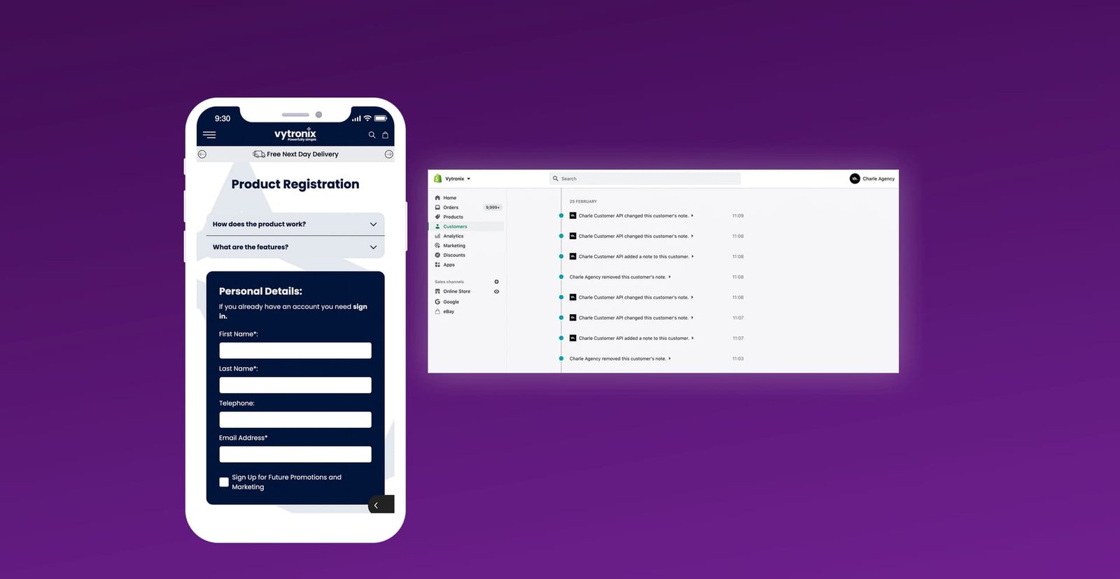 Vytronix Shopify case study, image 2