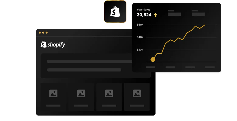 Shopify CRO agency conversion results dashboard
