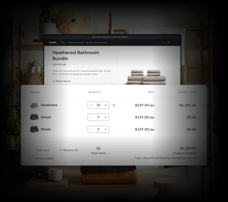 Shopify Plus agency building a unified B2B and D2C wholesale store