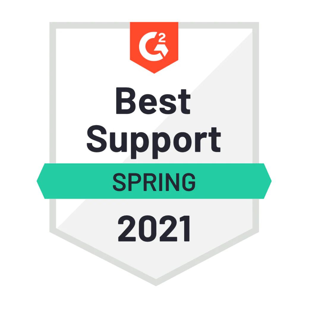 G2 Best Support 2021