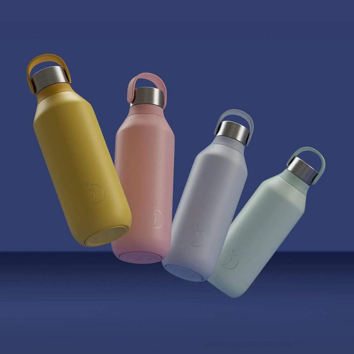 Chilly's Series 2 reusable bottles product ad