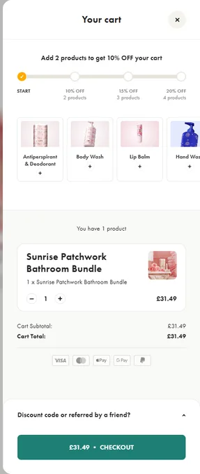 Reward-reveal animation celebrating a shopper reaching the free-shipping goal