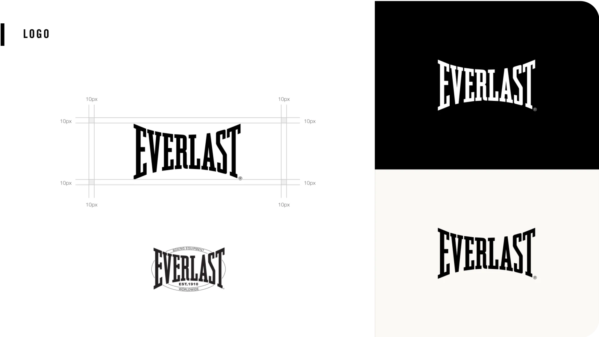 Shopify brand identity sample: typography and logo system