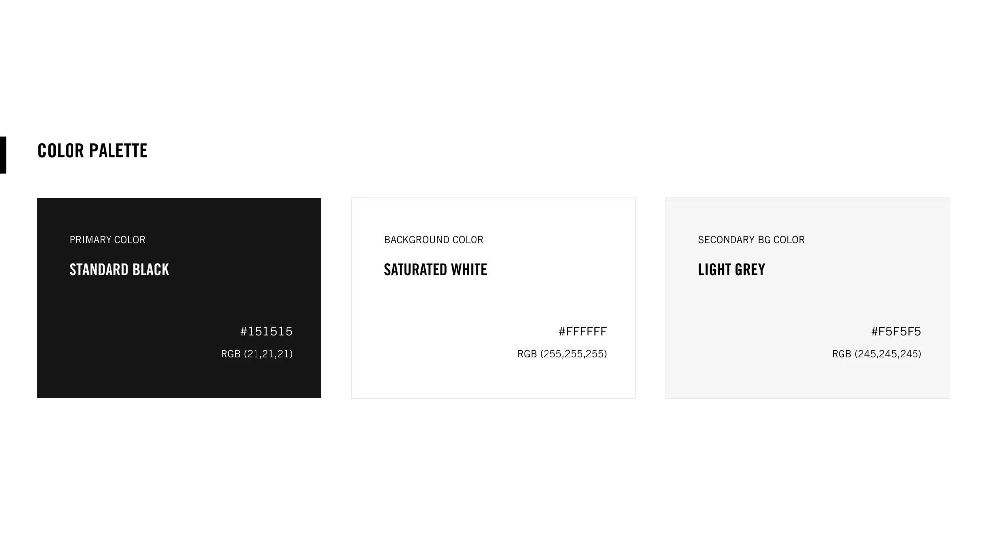 Shopify brand identity sample: typography and logo system